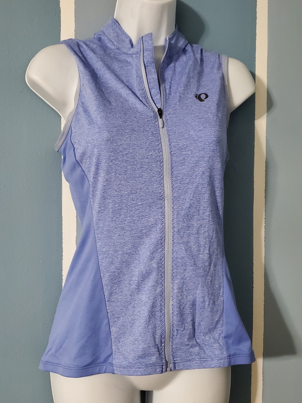 Pearl Izumi Lavender Zip-Front Sleeveless Cycling Top